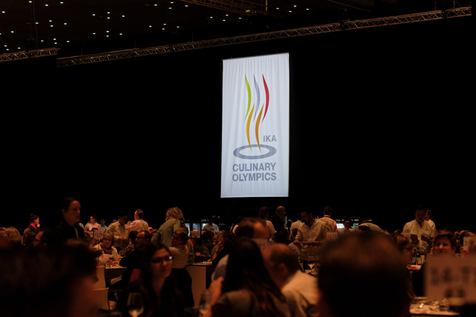 In the Restaurant of Nations at the IKA/Culinary Olympics in February